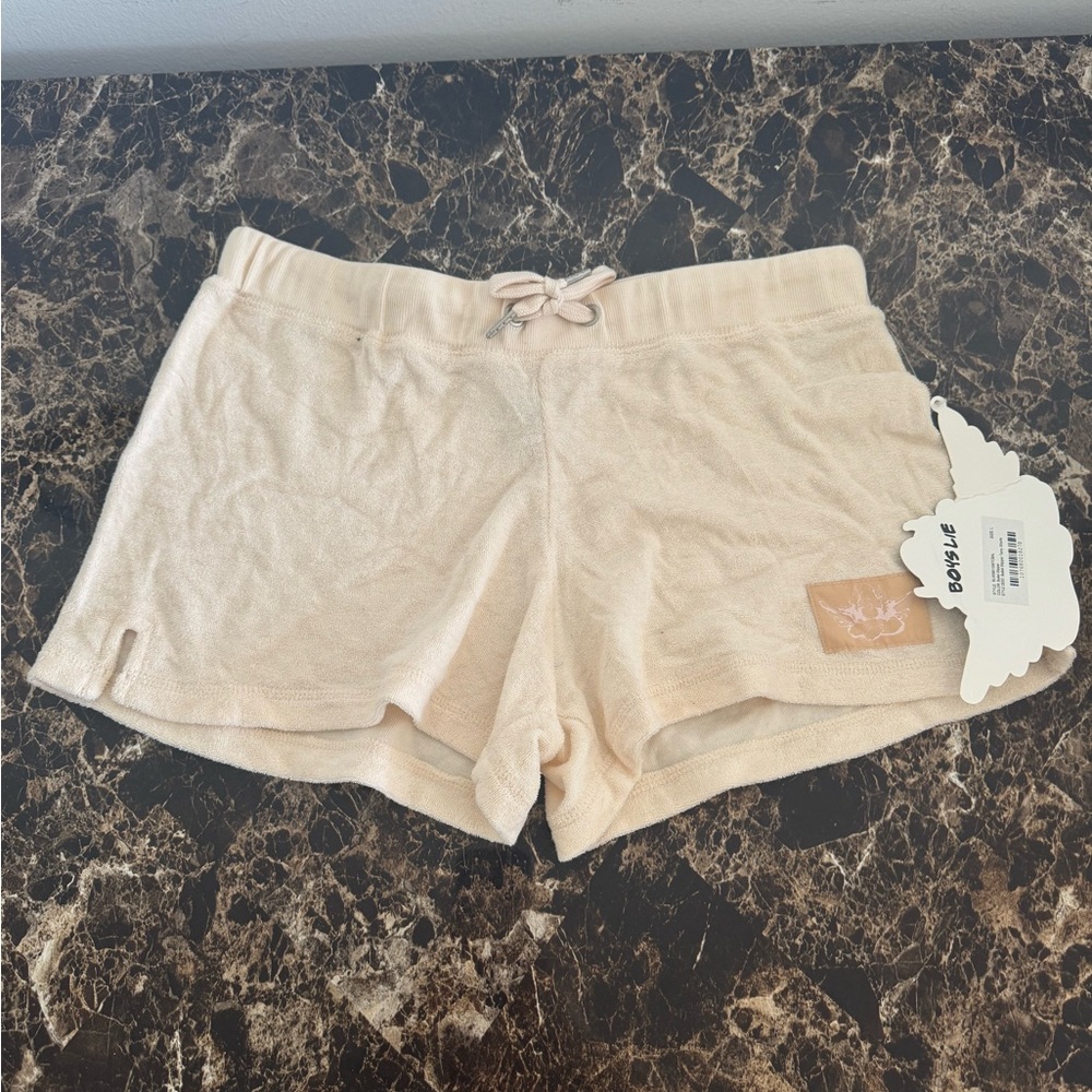 Boys Lie Cream Athletic Shorts
